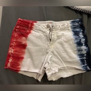 XL Kids Circo Red, White, & Blue Shorts